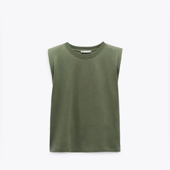 Zara Tops - Zara Shoulder Pad Top